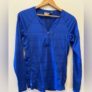 Athleta Vibrant Blue Activewear Top